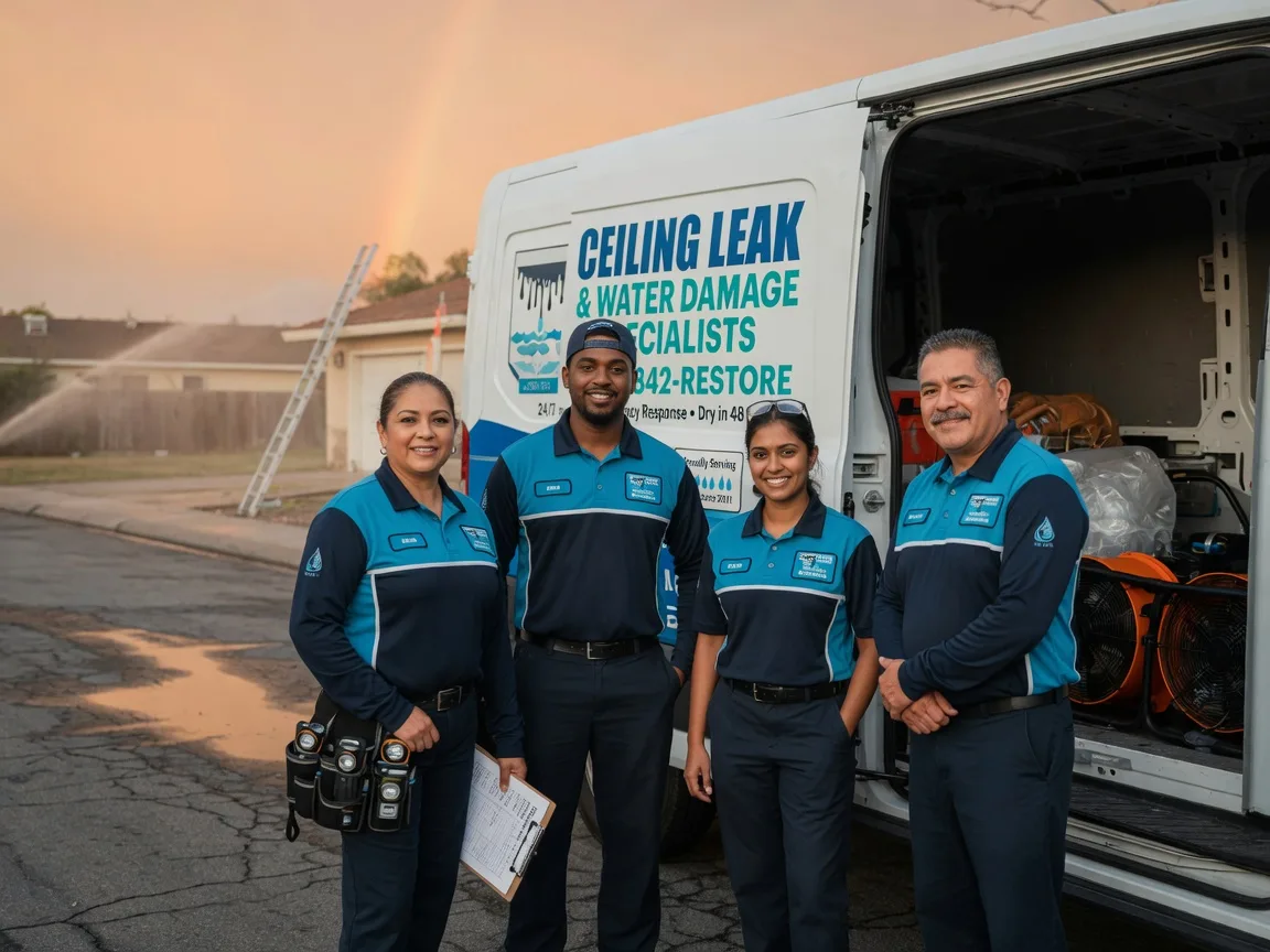 Ceiling Leak Cleanup company in Desdemona, TX