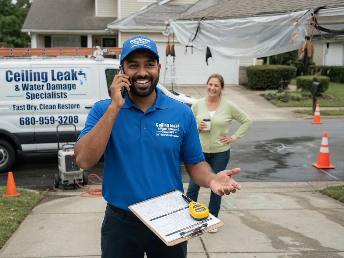 Ceiling Leak Cleanup Desdemona, TX FAQs